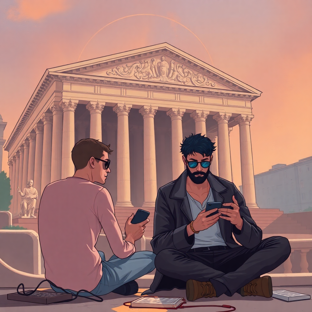 2 middle aged dudes figuring out philosophy and the meaning of life